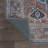 Alacati Ogee Medallion Machine-Washable Navy/Brown Rug-1984010244