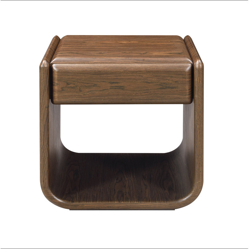 Dark Walnut End Table w/Drawer