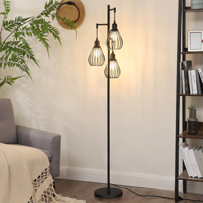 Lampe sur pied à branches 65,5 po Majewski