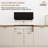 33"L x 18'' W Fireclay Farmhouse Apron Kitchen Sink with Touchless Kitchen Faucet