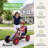 hauck Hurricane Racing Go Kart w/ Low Profile Rubber Tires, Handbrake Design, Red-100919407