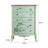 Retro Elegant Hand-Painted Solid Wood Accent Chest