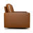 36.2" Wide Swivel Accent Armchair-Cognac PU-326647812