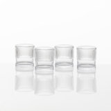 Fortessa Noho Glass, 9.85 Oz. Double Old Fashioned (Set of 4), Blue