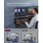 Takeshi Metal Base Computer Desk with Power Outlet-1293527283
