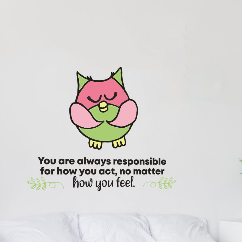 Text & Numbers Wall Decal, 20" H x 40" W