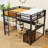 Queen 2 Drawers Metal Loft Bed With Built-In-Desk And Storage