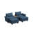 Colbey 105" Modular Cloud Sleeper Sofa with Console Table & Two Otomans-130705405