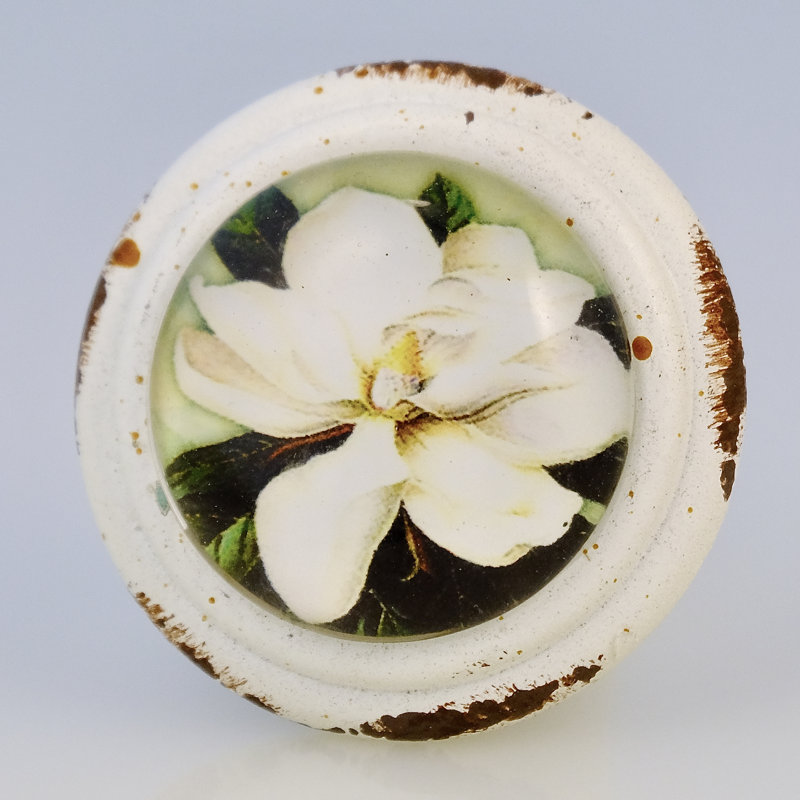 Retro Southern Living Magnolia Flower Knob