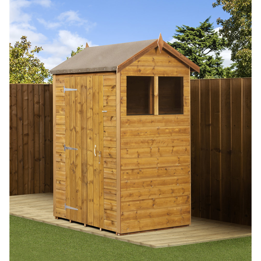 Modular Apex Garden  Shed 4X4 With Windows