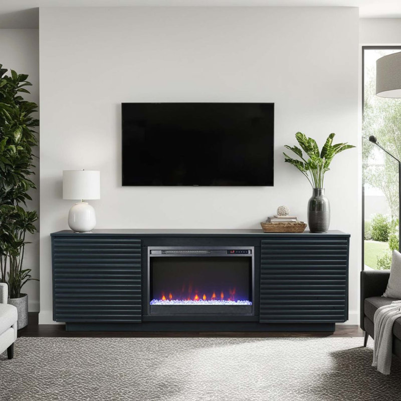 Meuble télé 73 po pour téléviseur de 85 po ou moins, H 25 po x L 73 po x l 18 po