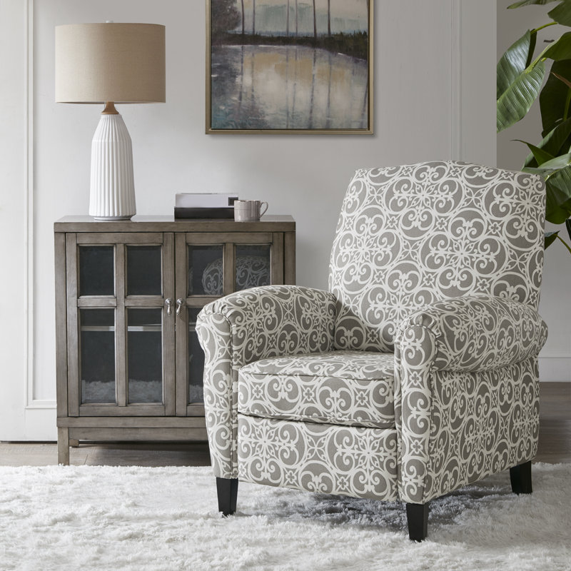 Kirby Push Back Recliner, Gray