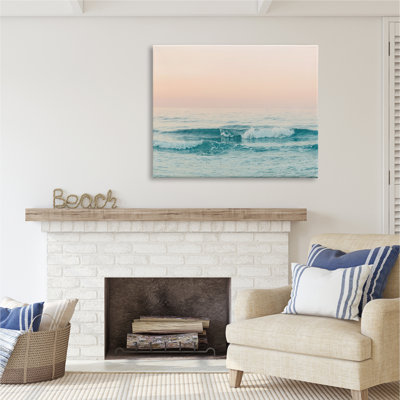 "Stupell Industries Ocean Waves", art mural sur toile flottante par Sissi et Seb