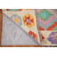 Tapis de couloir multicolore en laine réversible Kilim 3 x 10