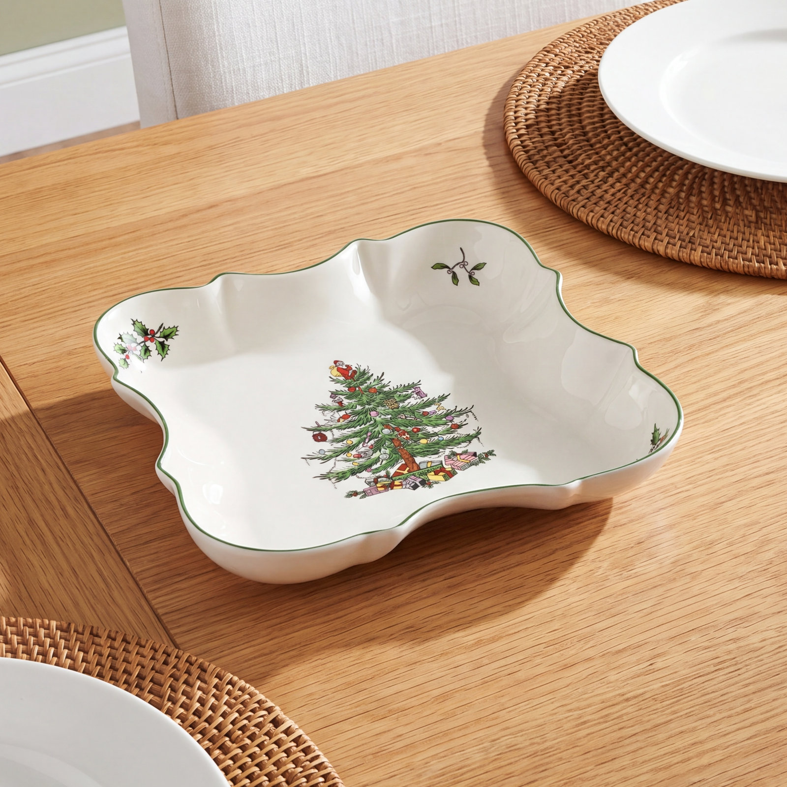 Spode Christmas Tree Porcelain Platter