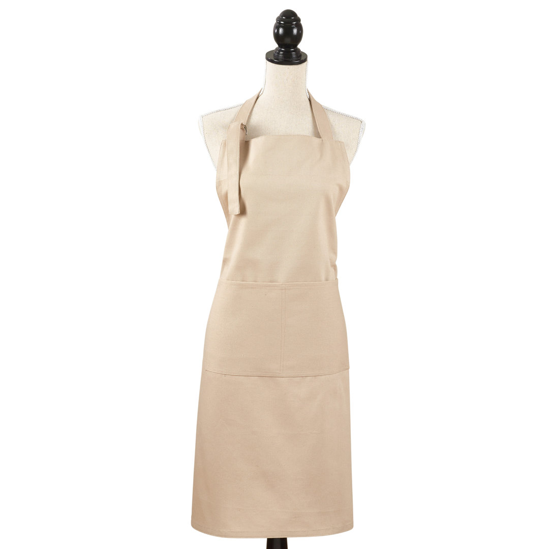 Solid Color Bib Apron Gracie Oaks 