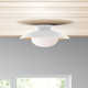 Jason Single Light Glass Flush Mount