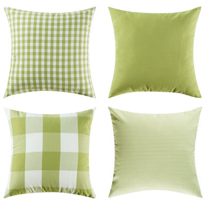 Cotton Blend Throw Pillow