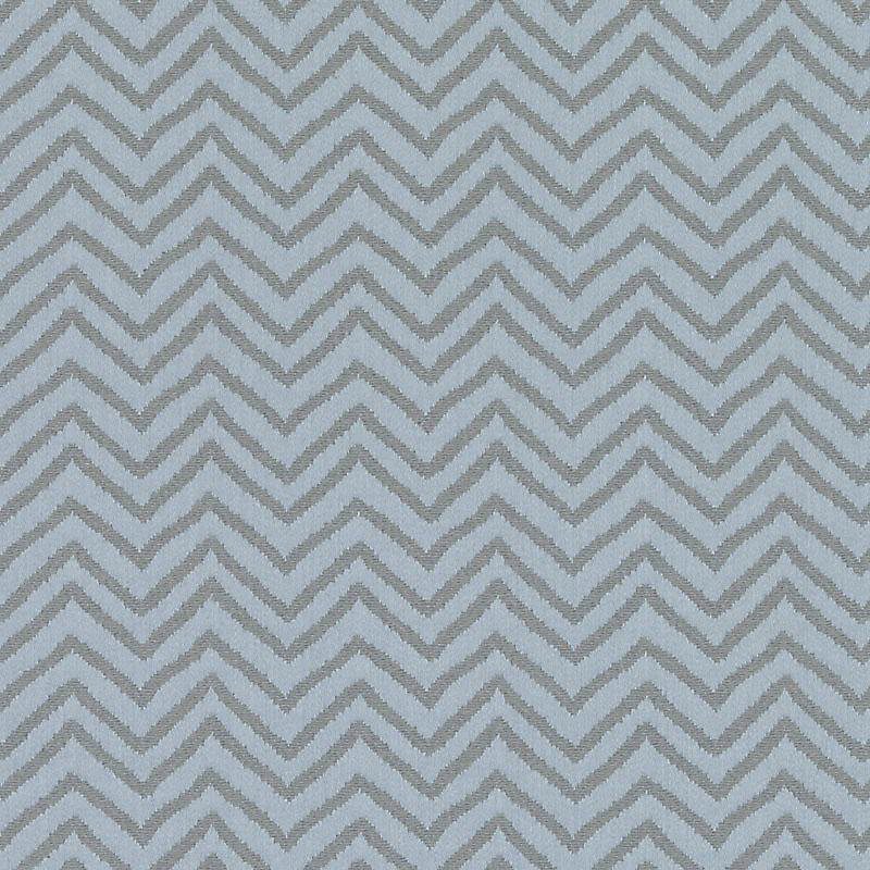Dorsoduro Fiore Chevron Fabric, Chambray