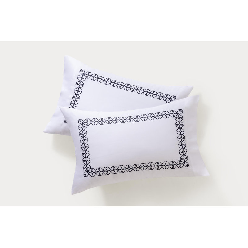 Ensemble de 2 taies décoratives 100% coton, Taie décorative de très grande taille