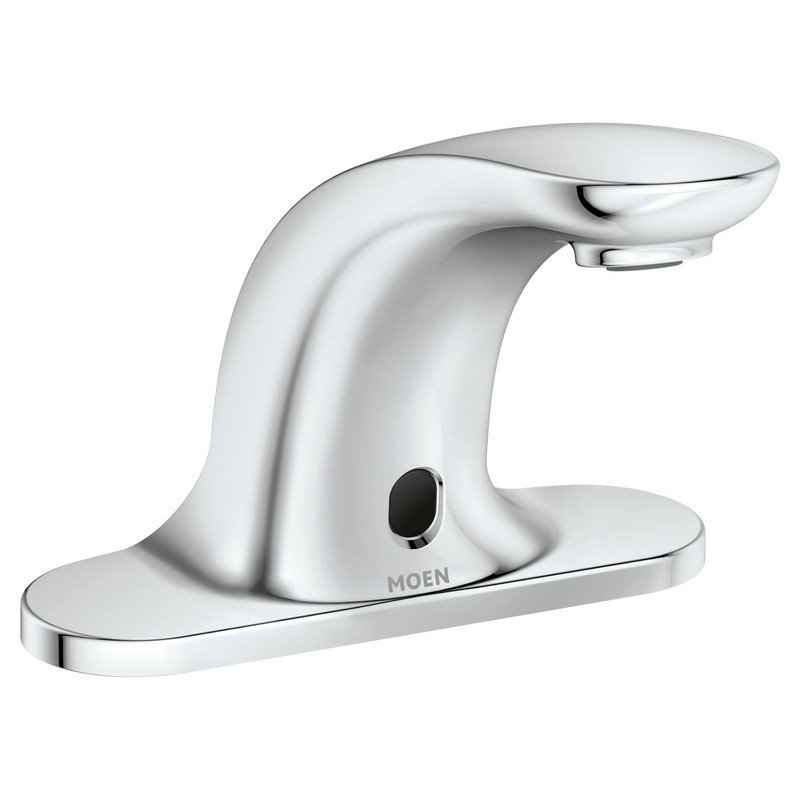 M-Power Sensor-Operated Electronic Centerset Low Arc Bathroom Faucet