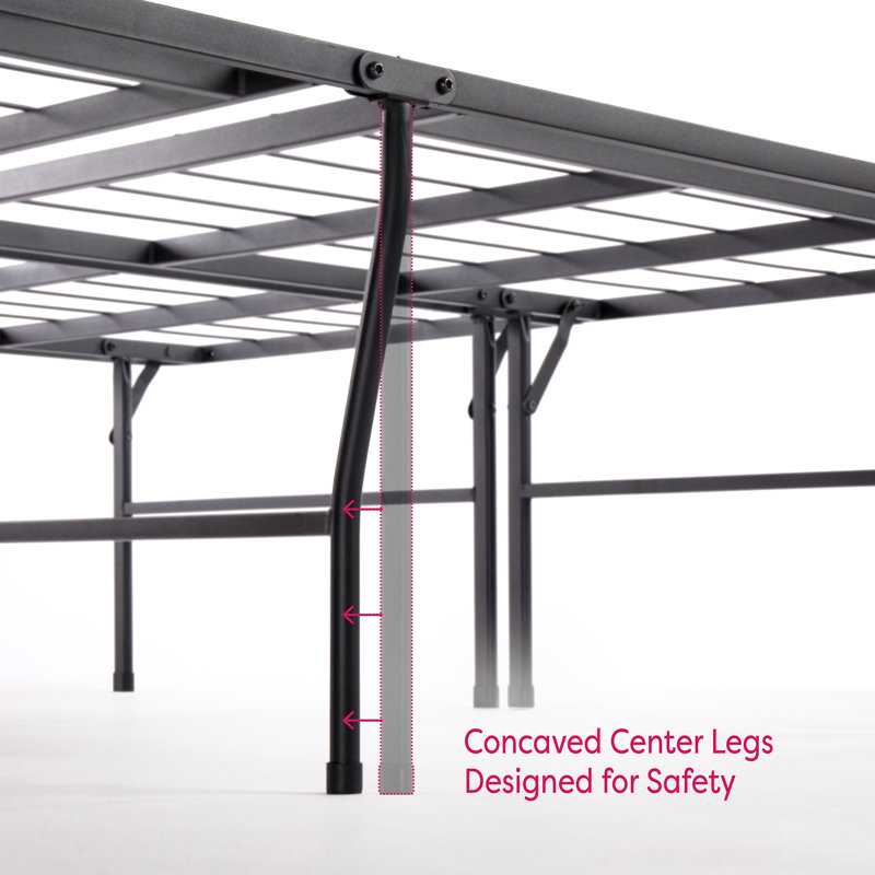 Zoe 18” Folding Wire-Grid Bed Frame, California King