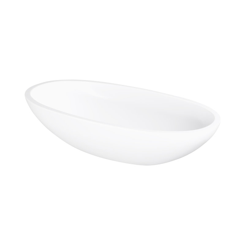 Elite Global Solutions Belize Melamine Serving Bowl, White