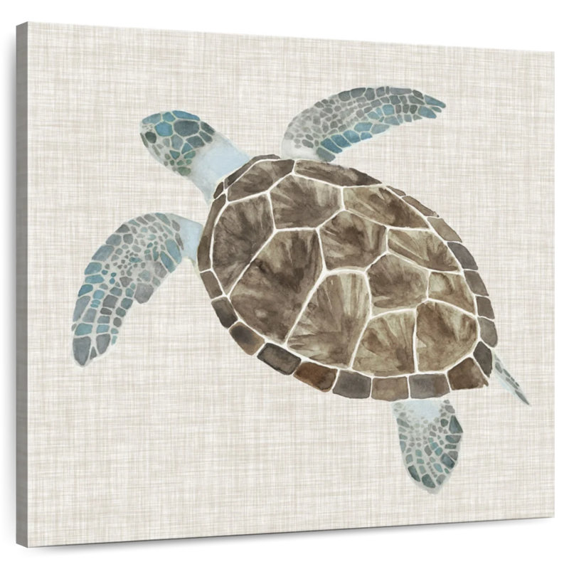 Brampt Linen Sea Turtle I