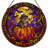 12"H Stained Glass Stained Glass Window Panel