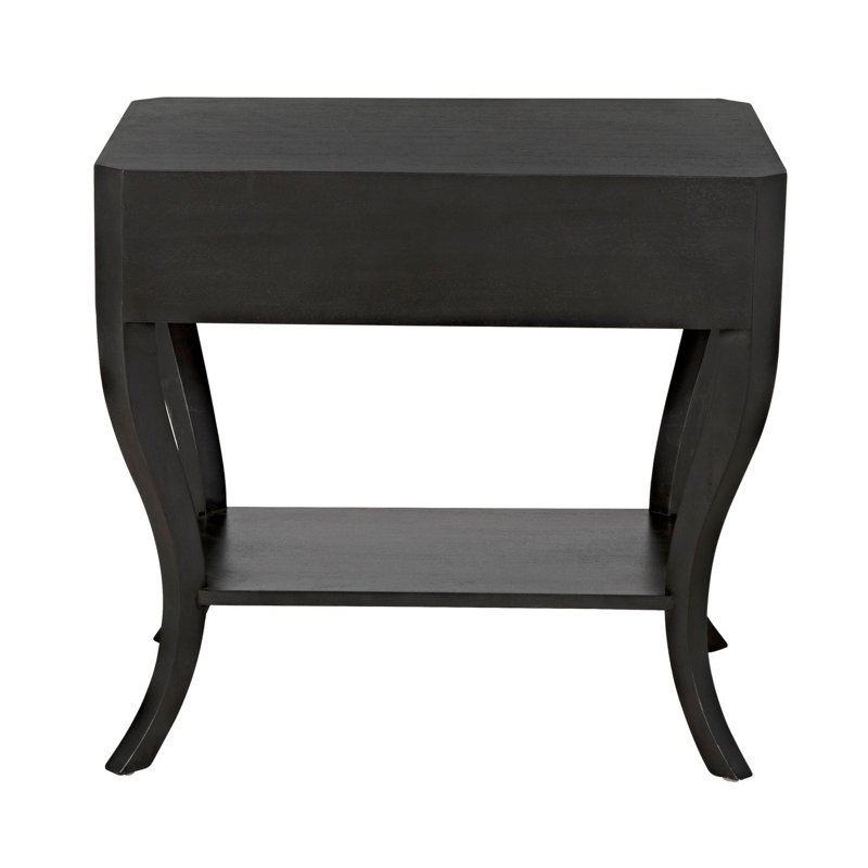 Weldon Solid Wood End Table, Pale