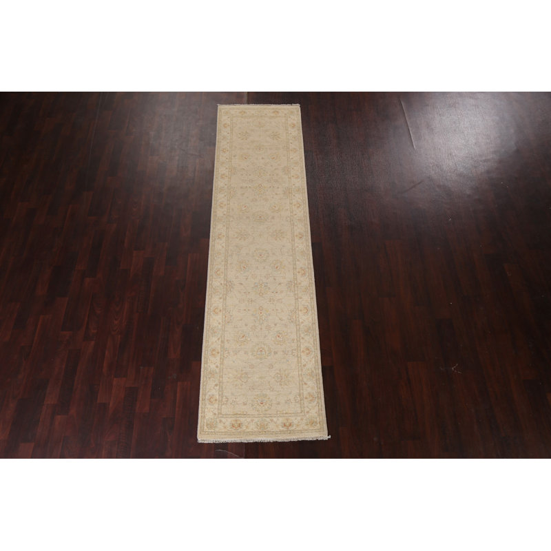Peshawar Chobi One-of-a-Kind 2'8" x 10'1" New Age Area Rug in Beige