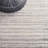 Brileigh Hand Loomed Wool/Viscose/Cotton Striped Rug in Ivory/Gray-849955849