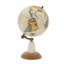 Globe terrestre en bois de manguier
