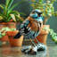 Adam & Friends Home Decor Stone Resin Wilderness Statue Collection Sculpture | 8-Piece | Multi