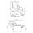 Black Upholstered 3-Seater Home Theater With 2 Wedge Consoles