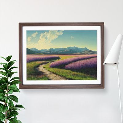 Spring Meadow Scene - Single Picture Frame Print