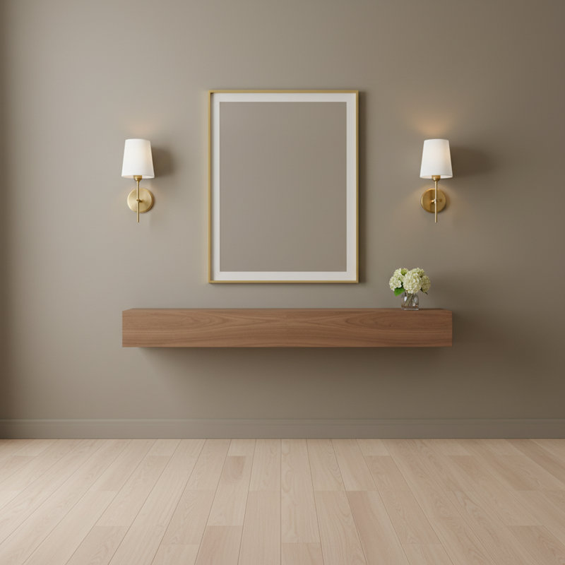 Baker 1 - Light Bath Sconce, Satin Brass, No