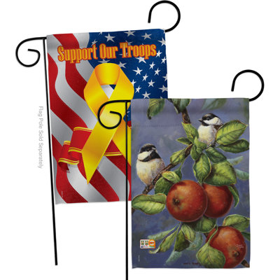 Double Sided 18.5'' H x 13'' W Polyester Animal Garden Flag