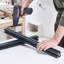 Profil d'extrusion en aluminium 23,6 po (600 mm) à rainure en T 4040, rail linéaire standard anodisé européen, rail en aluminium extrudé à haute résistance pour imprimante 3D, bricolage à la machine à commande numérique, gravure laser, noir