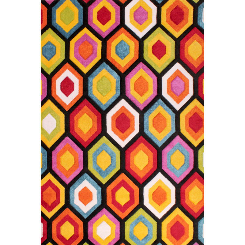 Goodlow Geometric Area Rug, Rectangle 80 x 150cm
