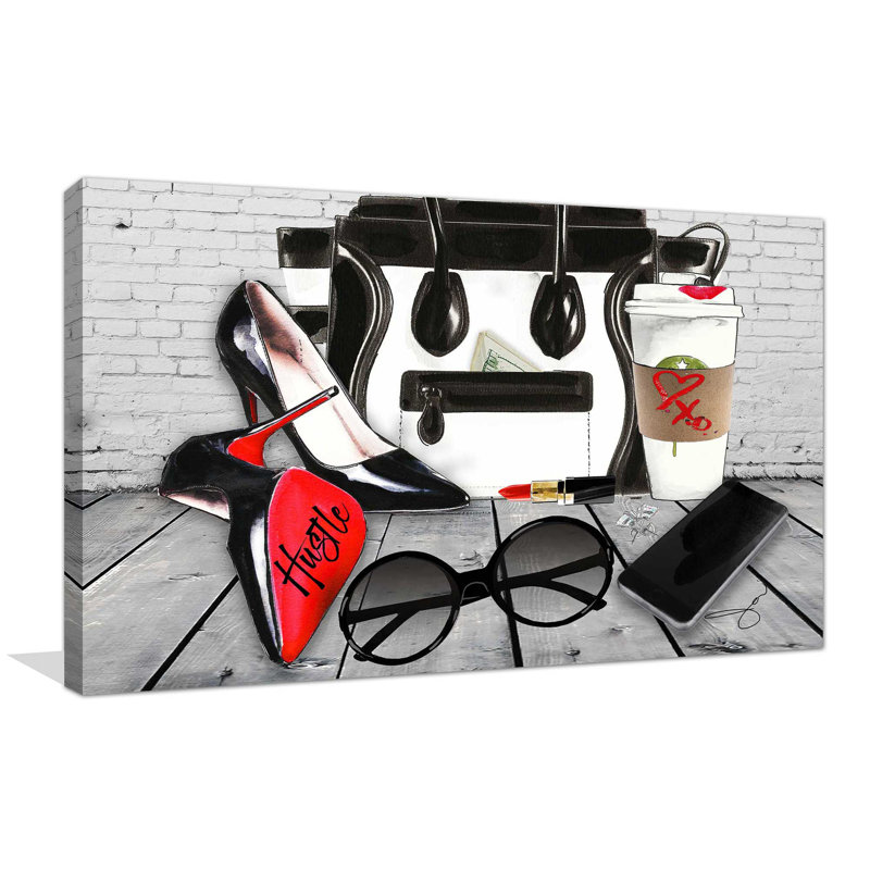 Hustle 1 (Horizontal) par By Jodi - impression, Toile tendue, H 24 po x l 40 po x P 1,5 po