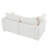 Modern Loveseat Sofa with Deep Seating and Accent Pillow