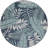 Rectangle Alduina Floral Polypropylene Indoor/Outdoor Area Rug in Blue/White-1556039860