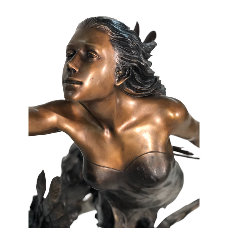 Bird Dove Copper Bronze Garden Statue