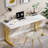 Govanni 55’’ Large Modern Computer Desk, Luxury Laptop PC Student Table, Makeup Vanity Table with Thick Frame & Strong Legs, Sturdy Writing Workstation for Home & Office-1517402191