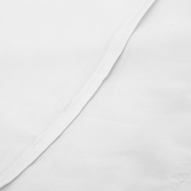 Egyptian-Quality Cotton Sham Covers, 500 Thread Count Cotton Sateen Square Pillow Covers - NTBAY, King, White