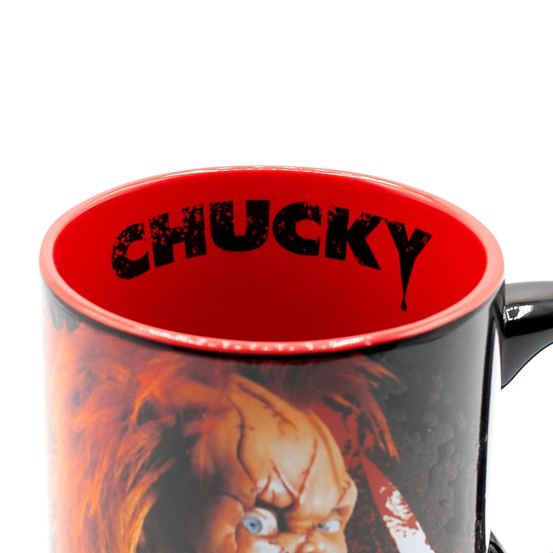 Tasse en céramique Child's Play Chucky «Friends Til The End» | Peut contenir 20 onces