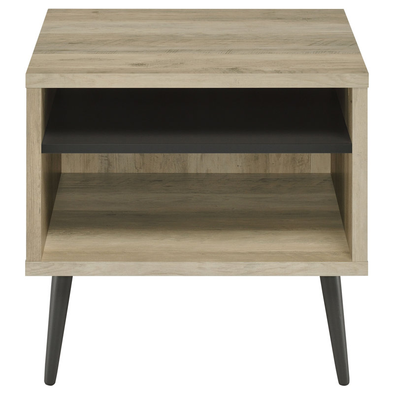 Table de bout carrée en bois d'ingénierie