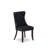 7 Piece Kitchen Table Set Includes a Rectangle Rustic Wood Dining Table and 6 Polyester Fabric Upholstered Chairs, 36x60 Inch, Distressed Jacobean-124328893-124328892