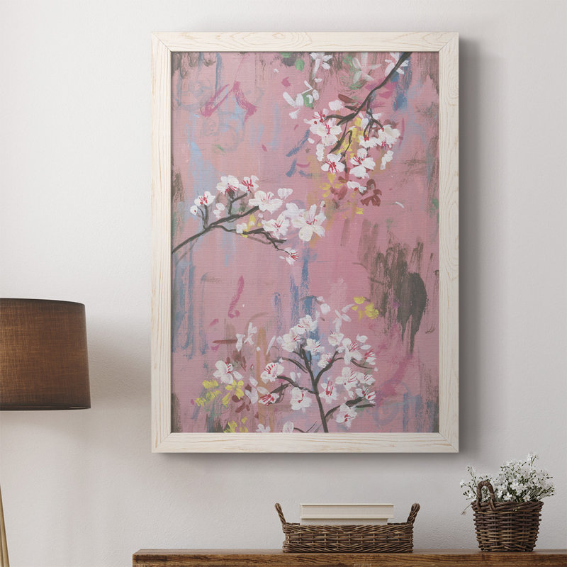 Émergence II, peinture sur toile encadrée, Blanc, H 37,5 po x l 27,5 po x P 1 po